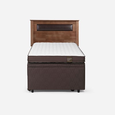 Bed Boxet Ergo-T New 1,5 Plazas 105 x 190 cm + Respaldo Ferrara