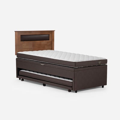 Bed Boxet Ergo-T New 1,5 Plazas 105 x 190 cm + Respaldo Ferrara